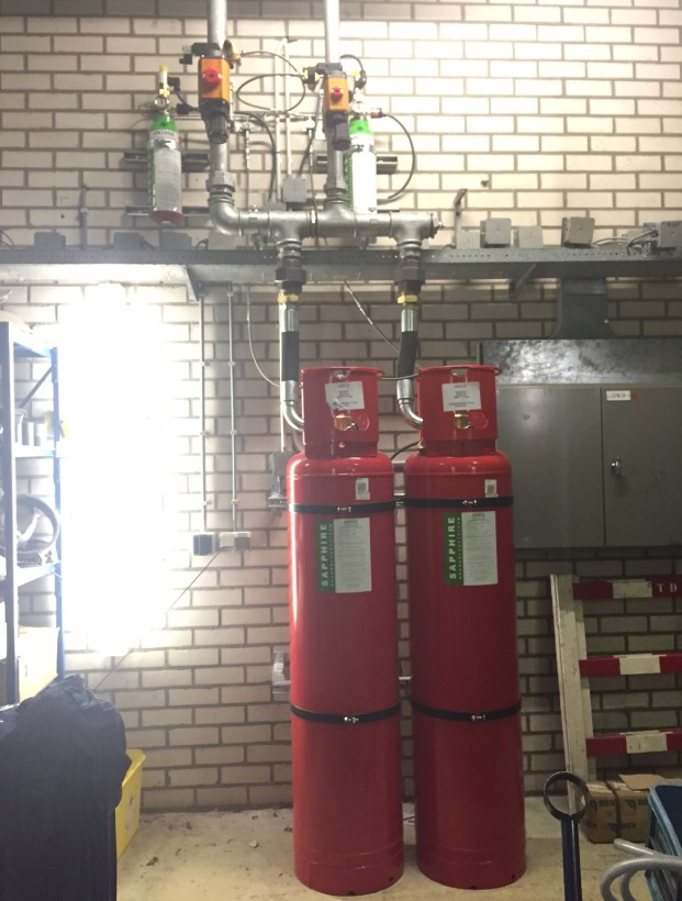 mcc-ruimte , FK-5-1-12 blusgasinstallatie