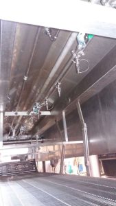 Bakovens project 1, blusgassysteem